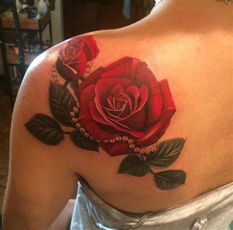 34 Cool Roses Tattoo Ideas On Shoulder To Makes You Look Stunning