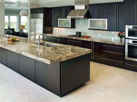 High End Granite Countertops In A Modern Kitchen Remodeling Cost
