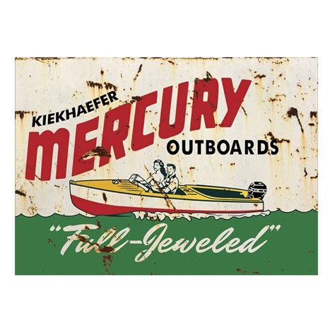 Mercury Outboards Vintage Sign Garage Signs Signs From Vintage