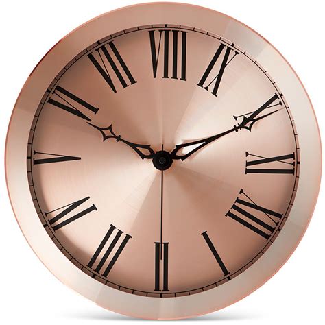 14 Inch Copper Wall Clock Bernhard Products
