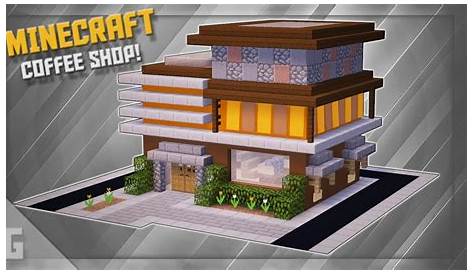 Minecraft Modern Cafe Schematic
