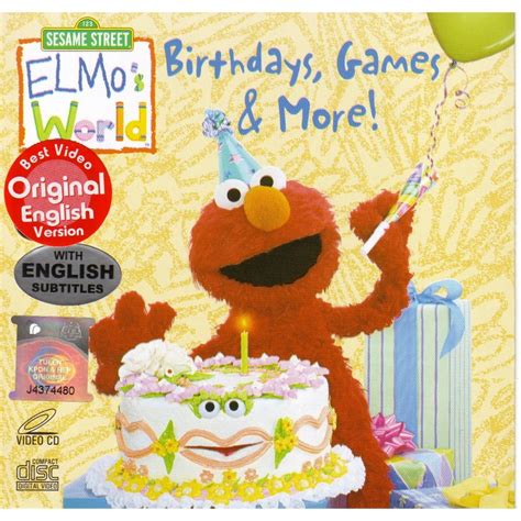 Sesame Street Elmos World Birthday Games And More Vcd