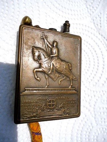 Ww1 Wwi Vintage Antique Trench Art Lighter 1918 St Louis To The Front