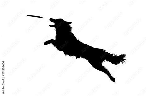 Jumping Dog Silhouette