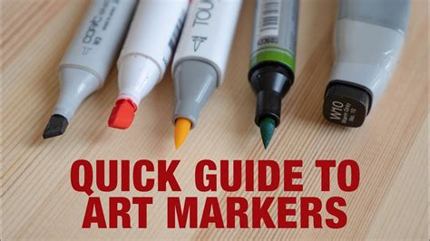 Beginners Guide To Art Markers Youtube