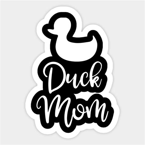 Duck Mom Duck Mom Sticker Teepublic