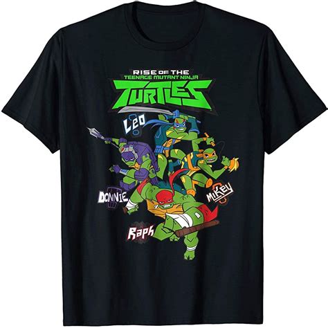 Rise Of The Teenage Mutant Ninja Turtles Blast T Shirt Size Up To 5xl