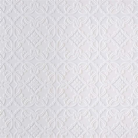 Brewster Rd0671 Maxwell Textured Vinyl Wallpaper Paintable White