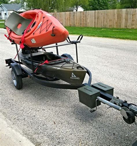 40 Smart Kayak Storage Ideas YUGTEATR Kayak Trailer Kayak Fishing
