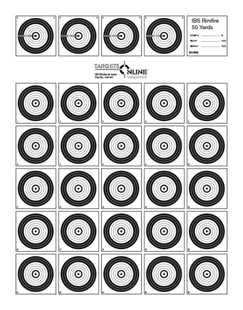 Targets For Download And Printing Within Accurateshooter Com Targets