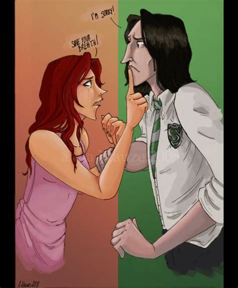 Severus Snape And Lily Evans Fan Art Fan Arts Snape And Lily Severus