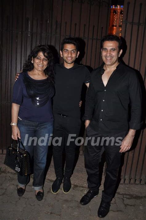 Archana Puran Singh And Parmeet Sethi Pose With Their Son At Private