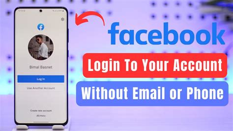 How To Login Facebook Account Without Email And Phone Number Youtube