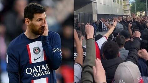 VIDEO Hinchas del PSG insultaron a Lionel Messi en París