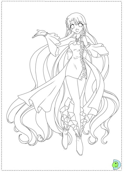 Mermaid Melody Coloring Page