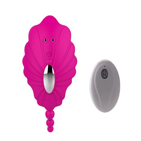 Silicone Butterfly Wearable Sex Vibration Rechargeable Massager Remote Control Sex Vibrator