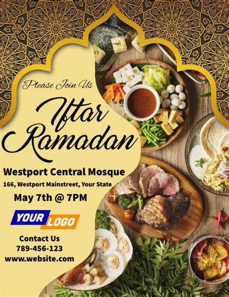 Iftar Ramadan Flyer Design Template Postermywall