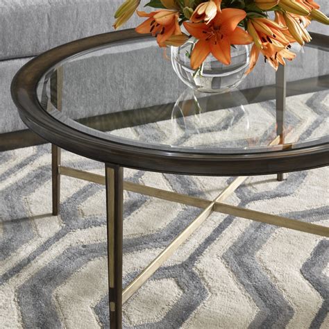 Round Glass Coffee Table From Our Modern Dakota Collection