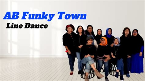 ab funky town line dance mentari minang billy and moon youtube