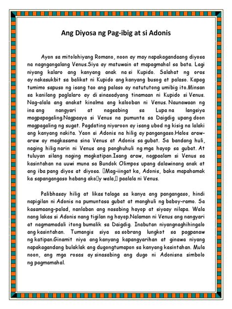 Mga Maikling Kwento Ng Pilipinas Mga Kwentong Bayan Sahida