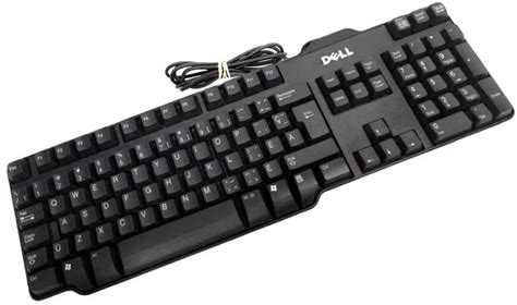 Dell Dj411 Black French Canadian Usb Wired Keyboard For Dell