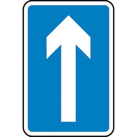 Arrow Vertical Road Sign Aluminium Composite 300mm X 450mm Rsis