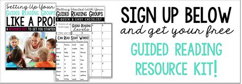 Guided Reading Activities Reading Comprehension Skills Guided