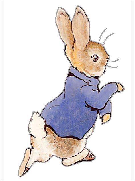 Nursery Characters Peter Rabbit Beatrix Potter In His Blue Jacket