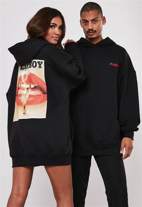 Find the latest playboy clothing and more. Playboy X Missguided Black Magazine Print Oversized Hoodie ...