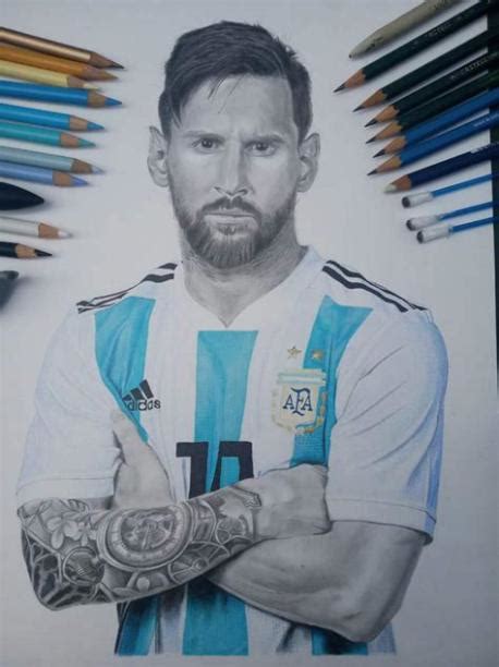 Cómo Dibujar A Leo Messi 】 Paso A Paso Muy Fácil 2024 Dibuja Fácil