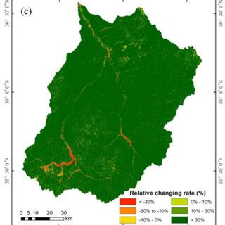 Spatial Pattern Of The Mean Annual Ndvi A Sen S Slope Of Mean Annual