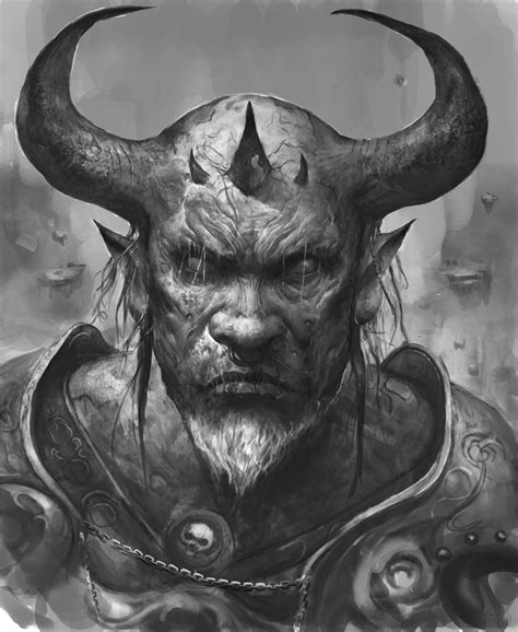 Morbid Fantasy Demon Concept By Leszek Woź Fantasy Demon Dark