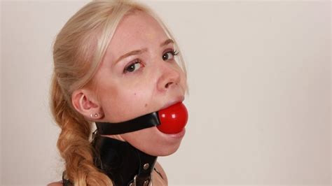 Huge Red Ball Gag And Tight Armbinder Beltbound Clip Store Clips Sale