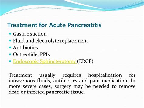 Ppt Acute Pancreatitis Causes Symptoms And Treatments Powerpoint