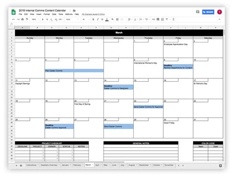 How To Create An Internal Comms Content Calendar Iabcbc