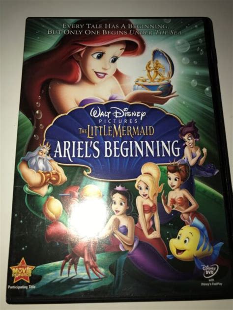 The Little Mermaid Ariels Beginning Dvd 2008 Walt Disney Ebay