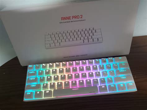 Anne Pro 2 Bluetooth Wireless Rgb Mechanical Gaming Keyboard Kailh Box