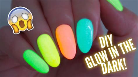 Diy Glow In The Dark Nail Polish Youtube