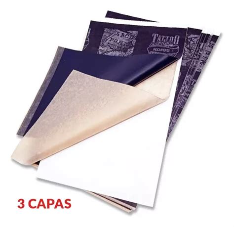 Papel Hectogr Fico Kores Tattoo Calco Hojas Para Transfer Meses