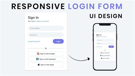 Responsive Login And Signup Form Ui Design Html Css Code4education