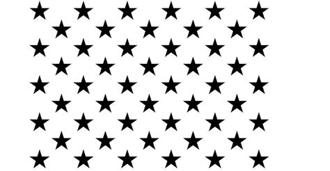 50 Stars Stencil Go Stencil