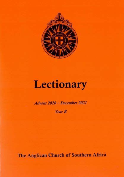 An australian lectionary 2021 year b. Lectionary 2021 - Year B : soft cover and e-book available ...