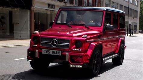 Chrom Red Mercedes G Wagon Revs And Sound Hd Youtube