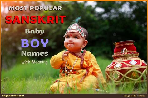 Most Popular Sanskrit Baby Boy Names With Meaning