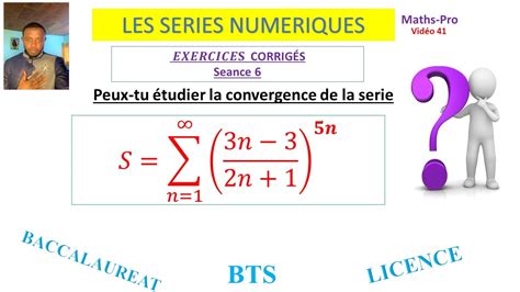 Serie Numerique Exercice Corrig Crit Re De Convergence D Alembert