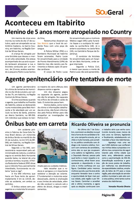 Décima Segunda Edição Do Jornal Sou Notícia Já Está Nas Ruas Sou Notícia Sn