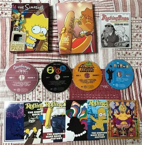The Simpsons Ninth Season 9 Dvd 4 Disc Set Includes Postcards