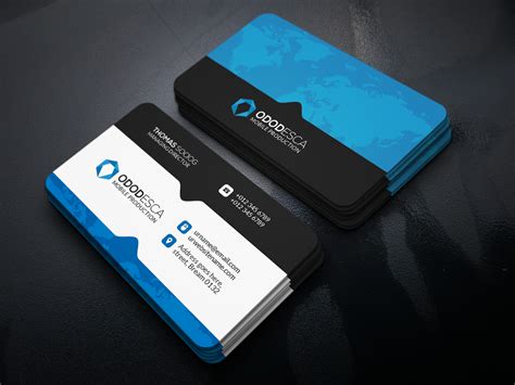 Free Psd Business Card Templates And Mockup With Smart Objects Best