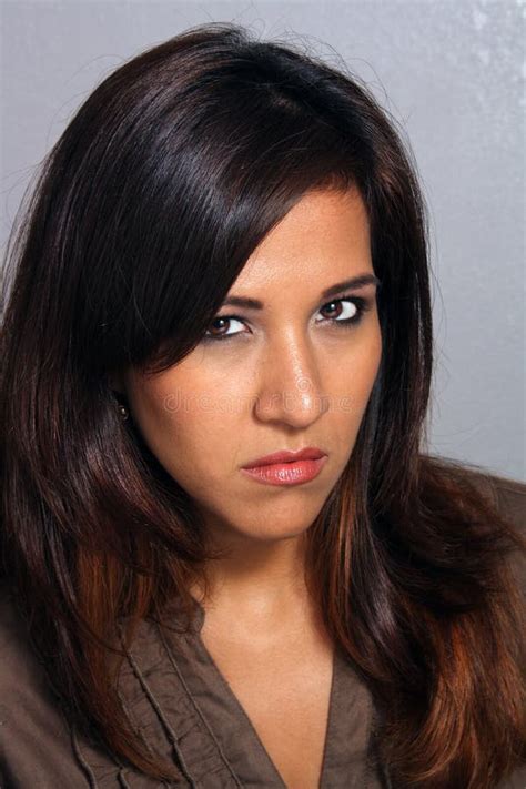 Beautiful Latina Headshot 8 Stock Image Image Of Close Headshot