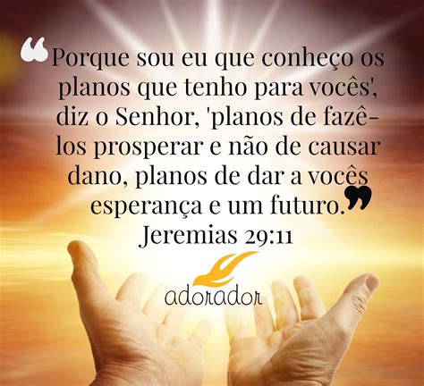 Jeremias 2911 Palavra De Deus Mensagem Dos Pais Citações Bíblicas